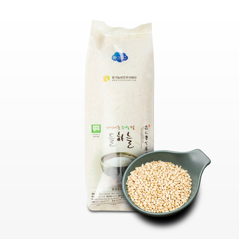 찰현미 / 10kg / 들하늘 유기농쌀